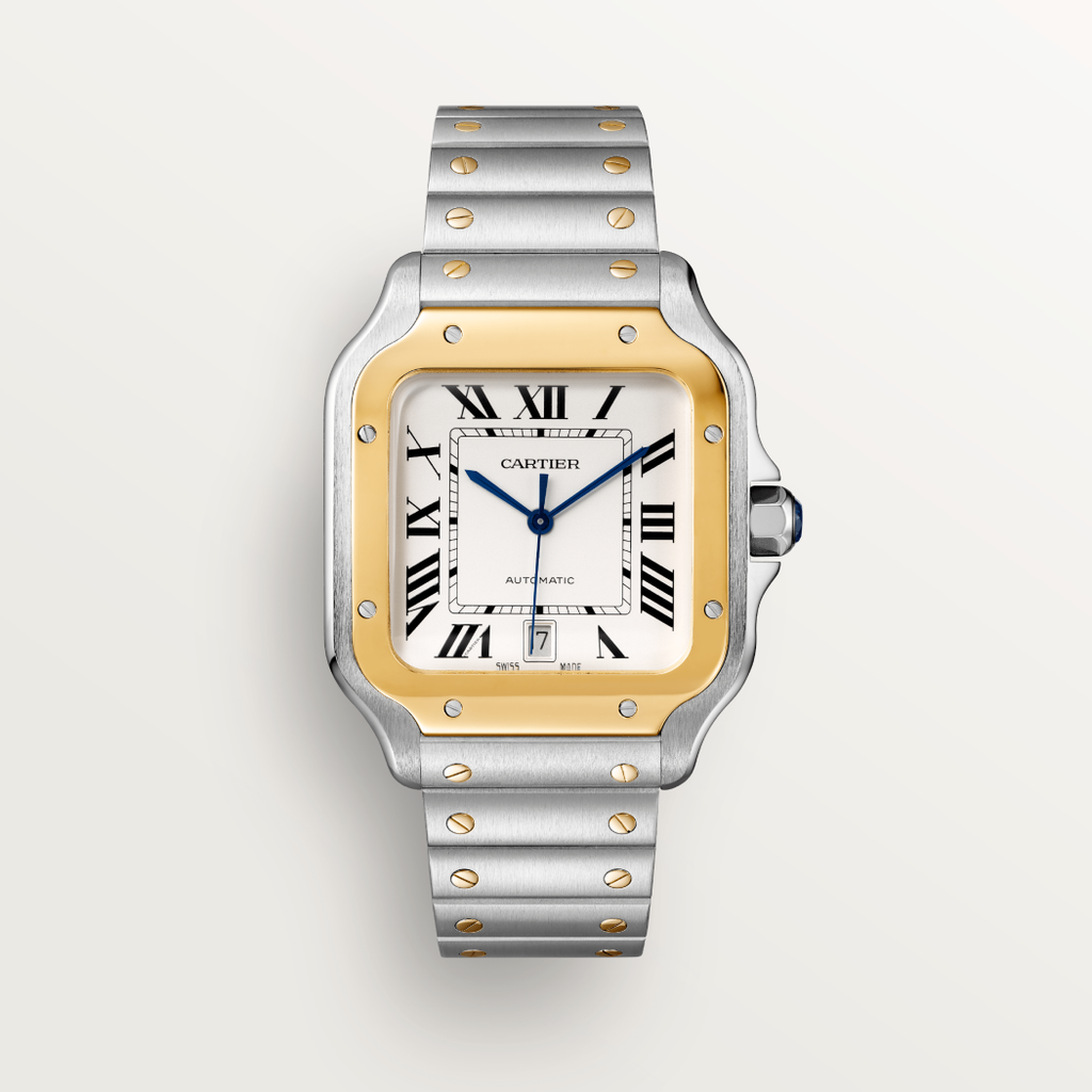 Cartier Santos De Cartier Watch Large Couple'S Watch Fashion Smartink Disassembly System Sapphire Cut Temperament Watch Accessories Thickness 9.08mm #81214