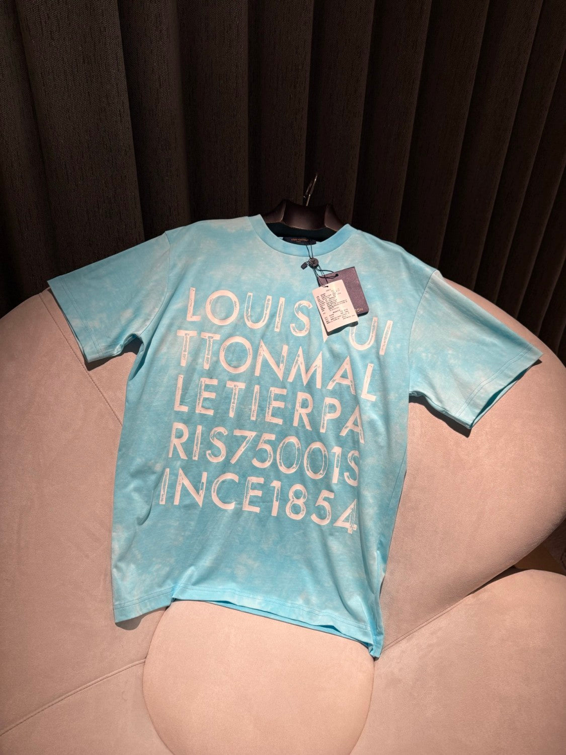 Louis Vuitton Tie-Dye Printed T-Shirt #337261