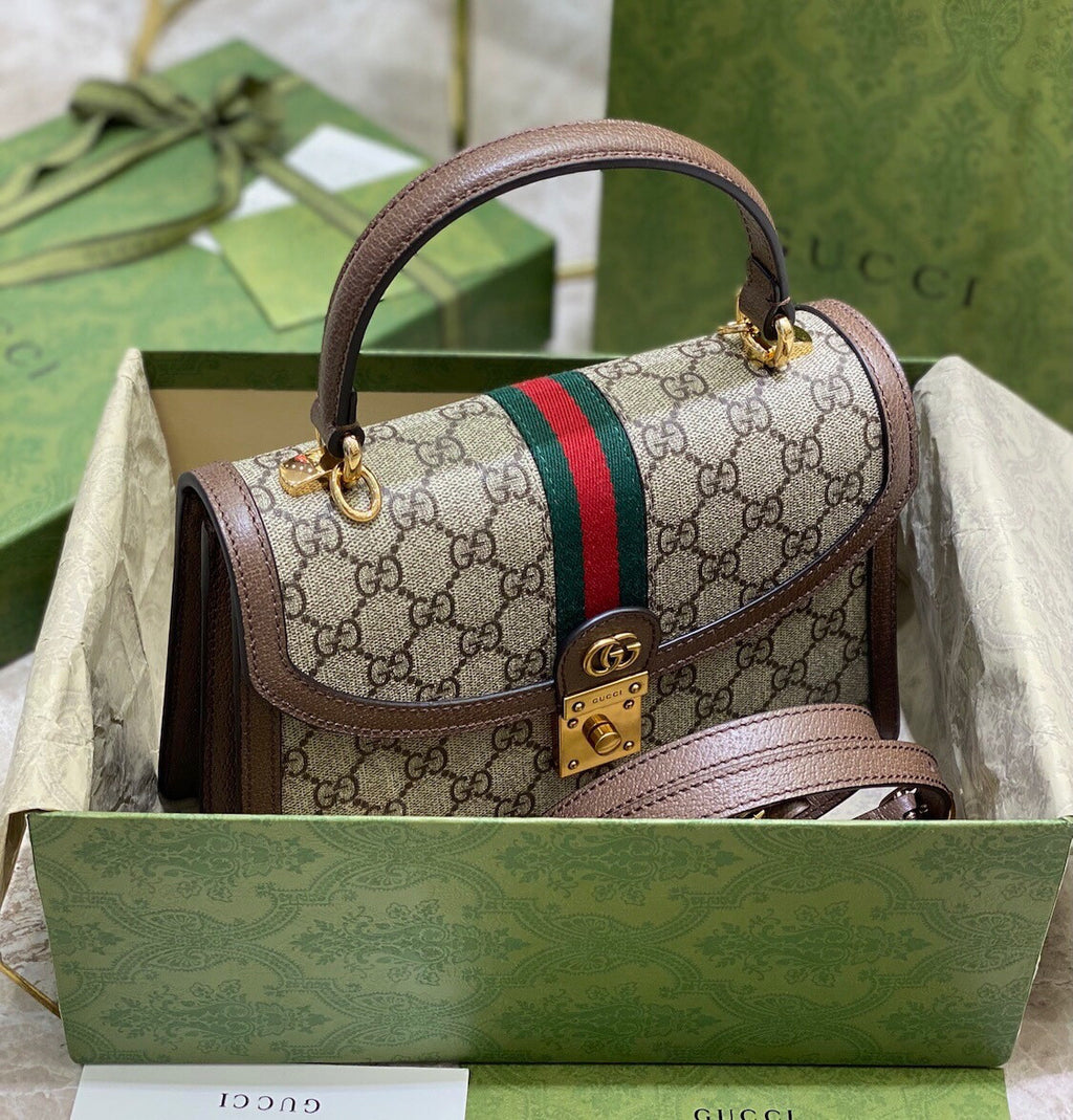 Gucci Ophidia Gg Small Top Handle Bag #335873