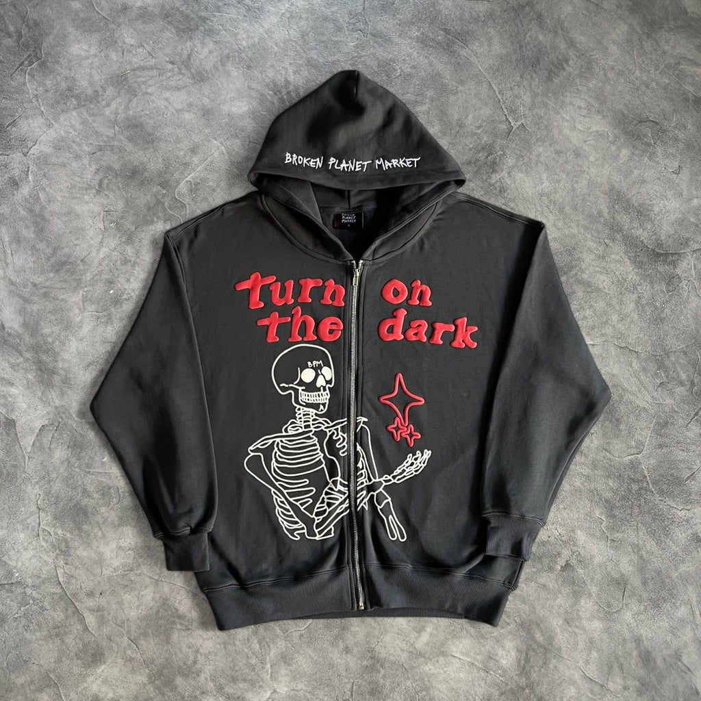 Broken Planet Turn On The Dark Zip-Up Hoodie