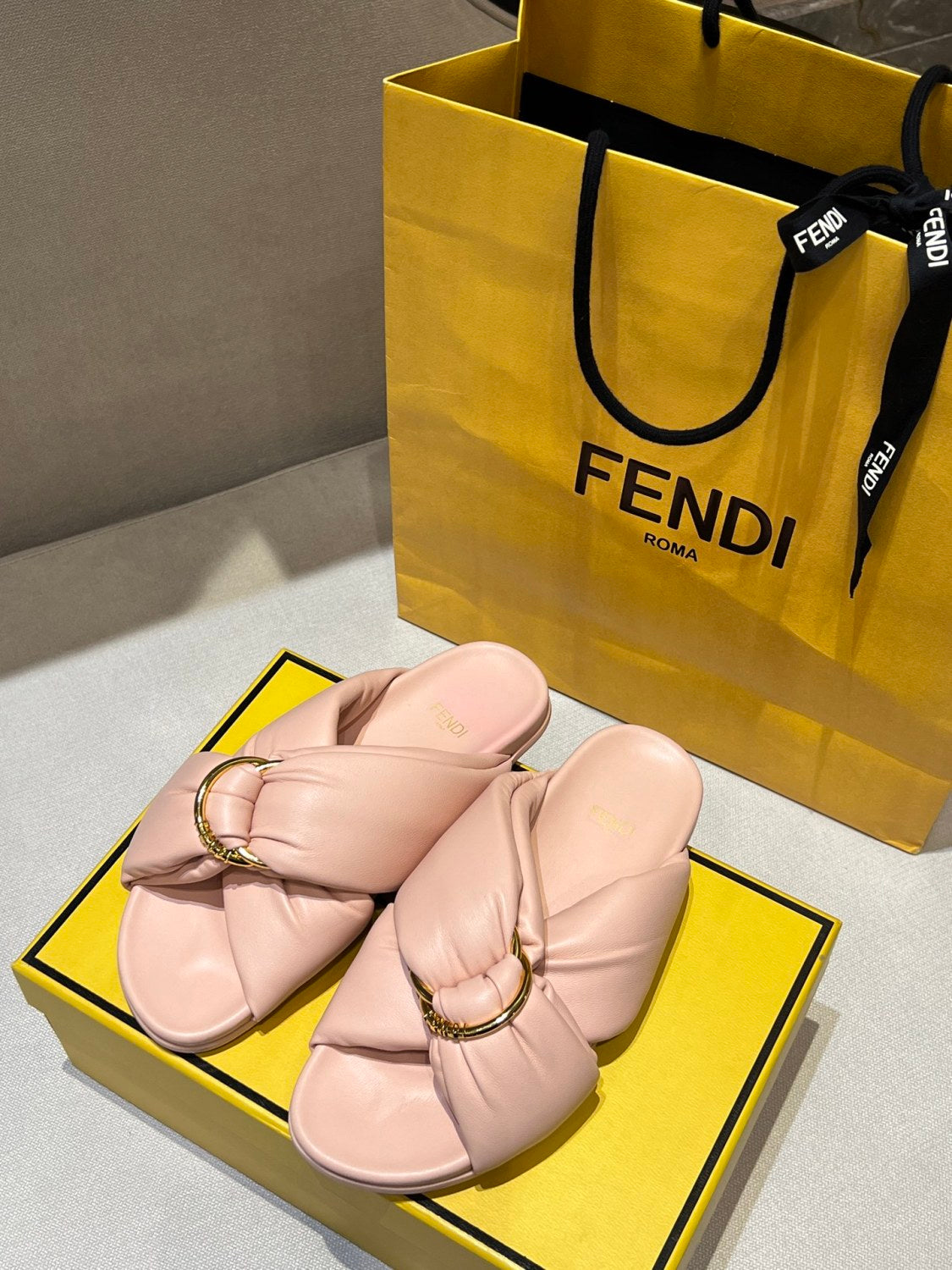 FENDI Fendi Feel Shoes Brown #388733