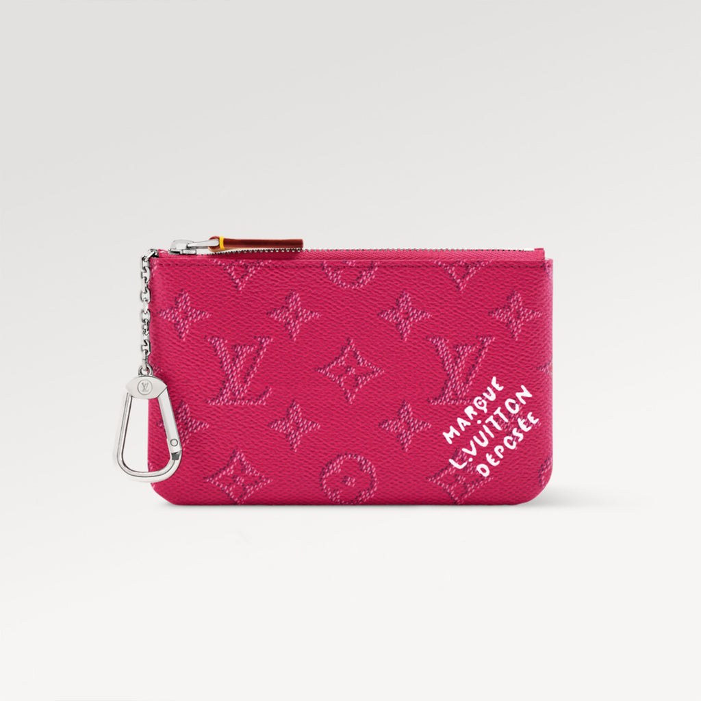 LOUIS VUITTON Monogram Heritage Canvas Chain Hook Zipper Mini Wallet Bag Bags  Key Pouch M27109 #82258A