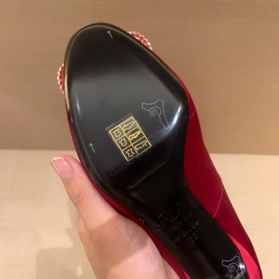 Roger Vivier Silk 6.5cm High Heels#336056