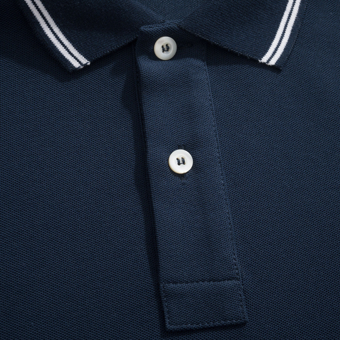 Prada Logo Embroidered Drawstring Polo #377664