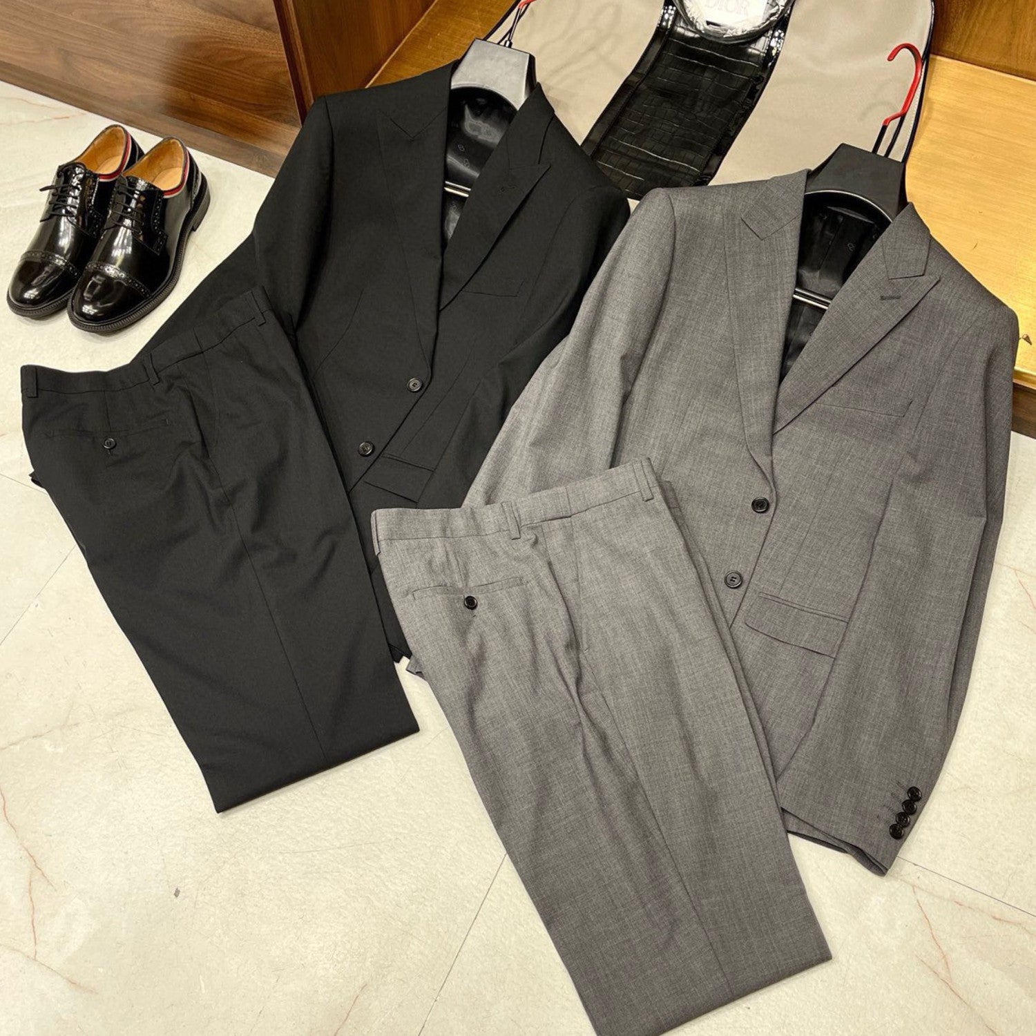 Dior Men's Spring And Summer Fashion Gentleman Wool Suit Jacket Casual Temperament Pants Suit   Ngvp #8636