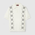 Gucci Men's Summer Logo Appliqué Knit Short Sleeve Polo Shirt T-Shirt #72545