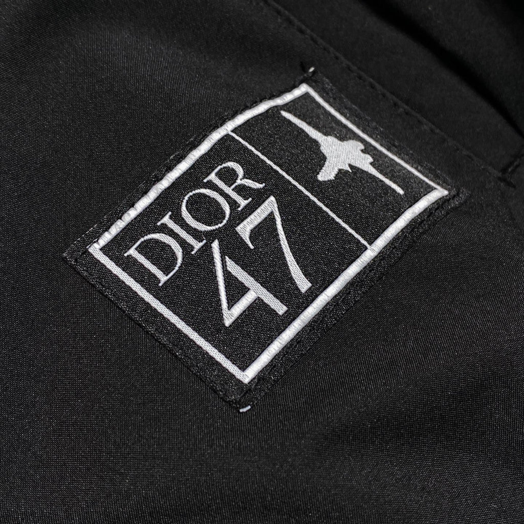 Dior and Lewis Hamilton Short Jacket Black Technical Fabric #333909