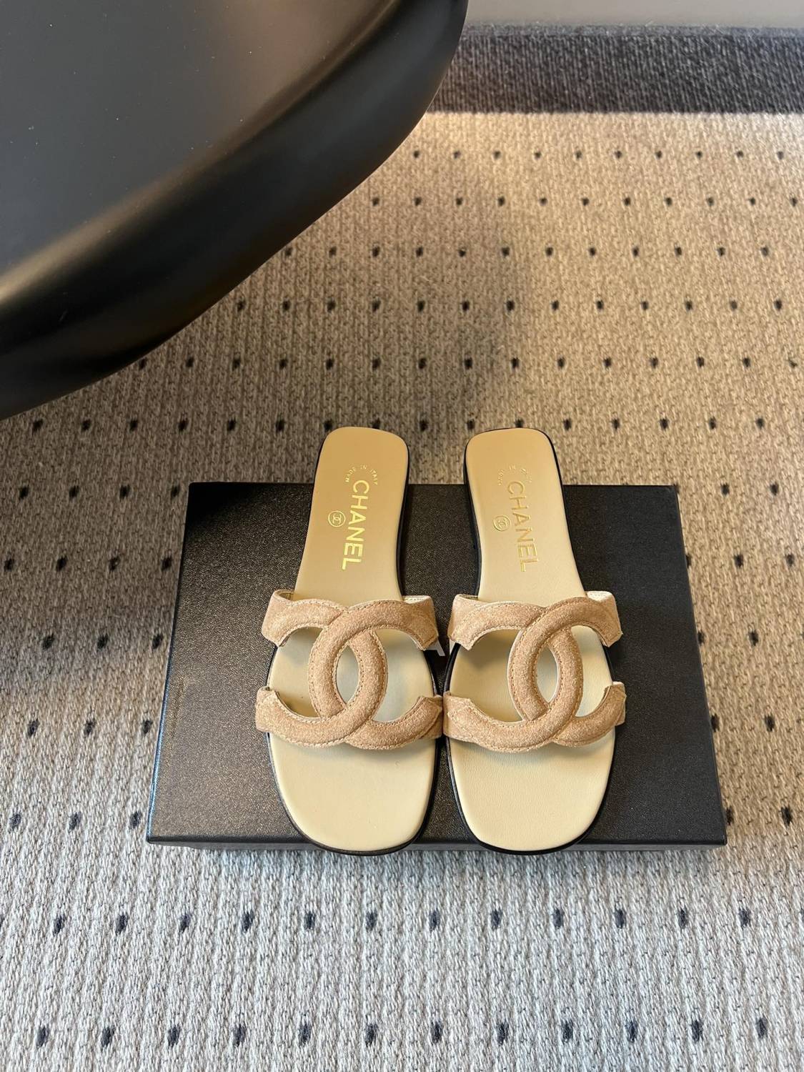 Chanel CC slippers sandals #378238
