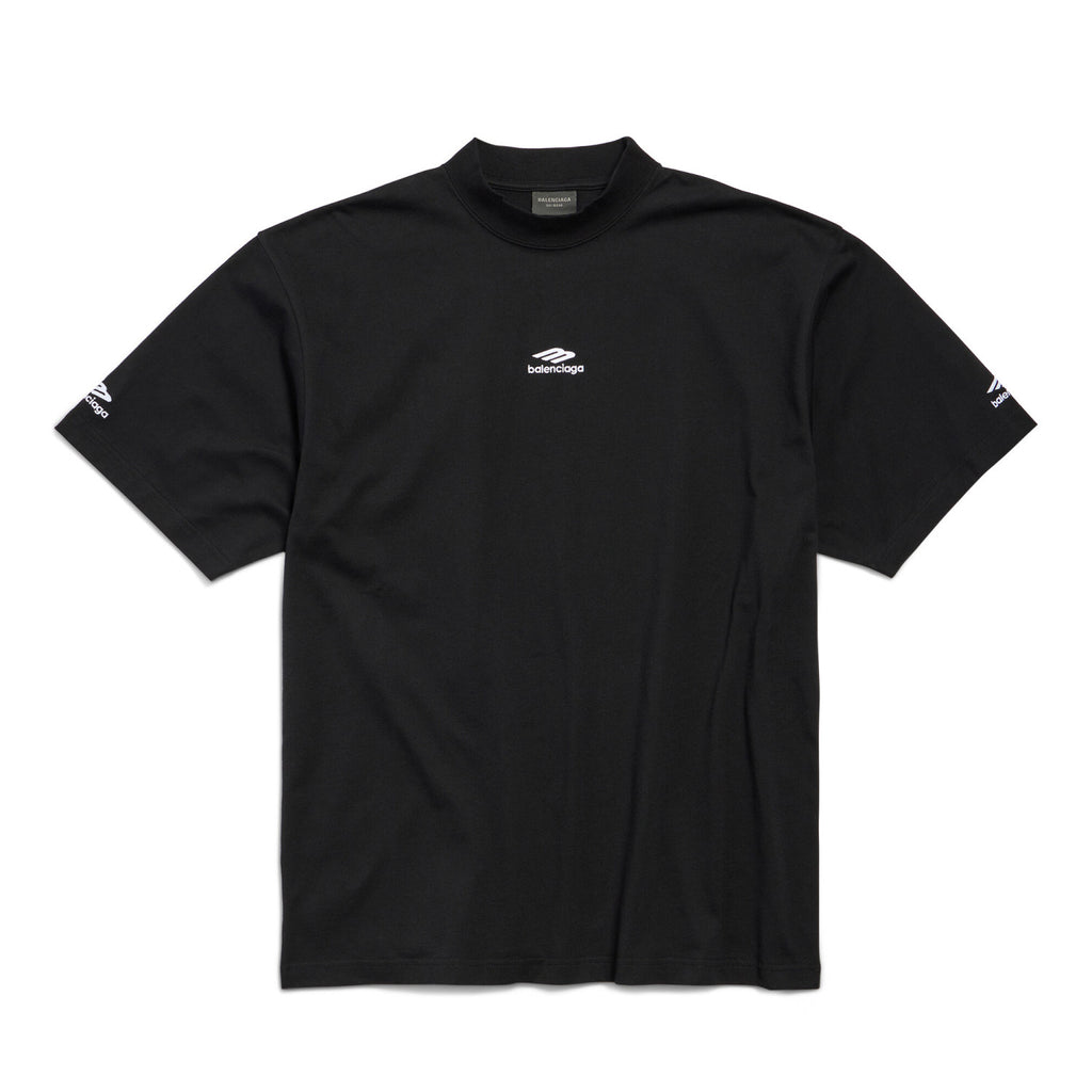 Balenciaga Men's And Women's Summer Solid Color Embroidered Logo Pattern Round Neck Cotton Short Sleeve T-shirt #74262