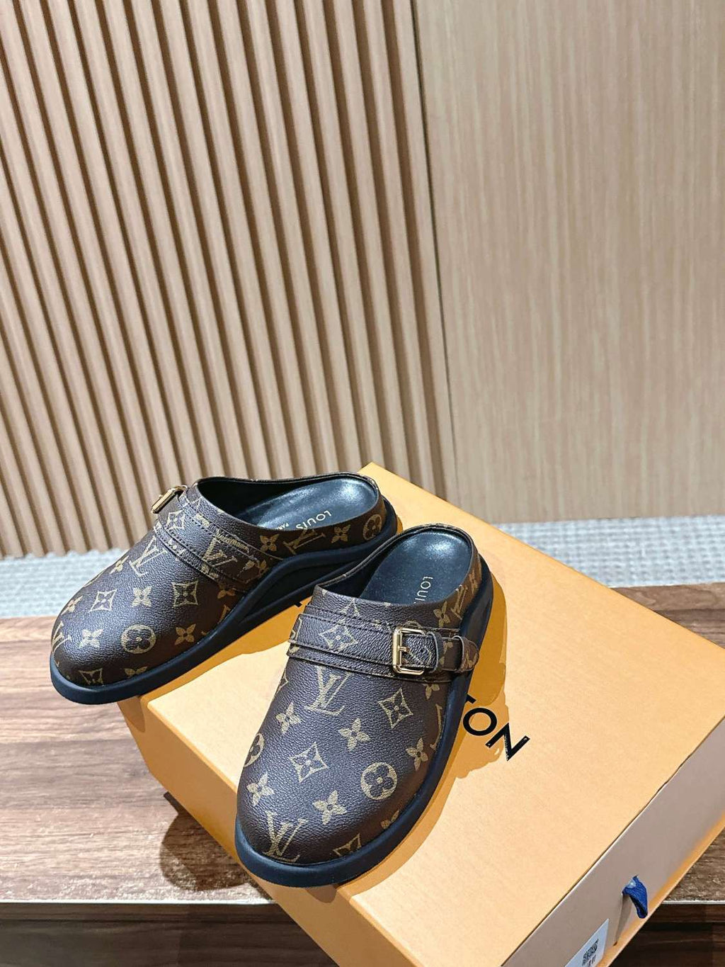 LOUIS VUITTON LV To-Go Flat Comfort Clog Shoes #379748