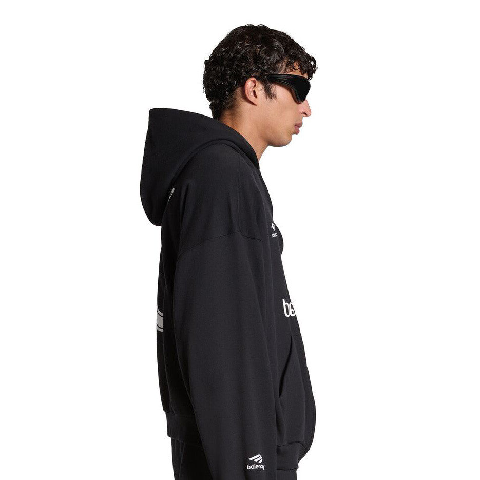 Balenciaga Men's And Women's Spring And Autumn Letter Print Logo Embroidered Knitted Fabric Hooded Zipper Sweatshirt  Jacket#77962