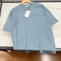 Dior Men's Summer Logo Embroidery Loose Solid Color Round Neck Cotton Short Sleeve T-Shirt #74925