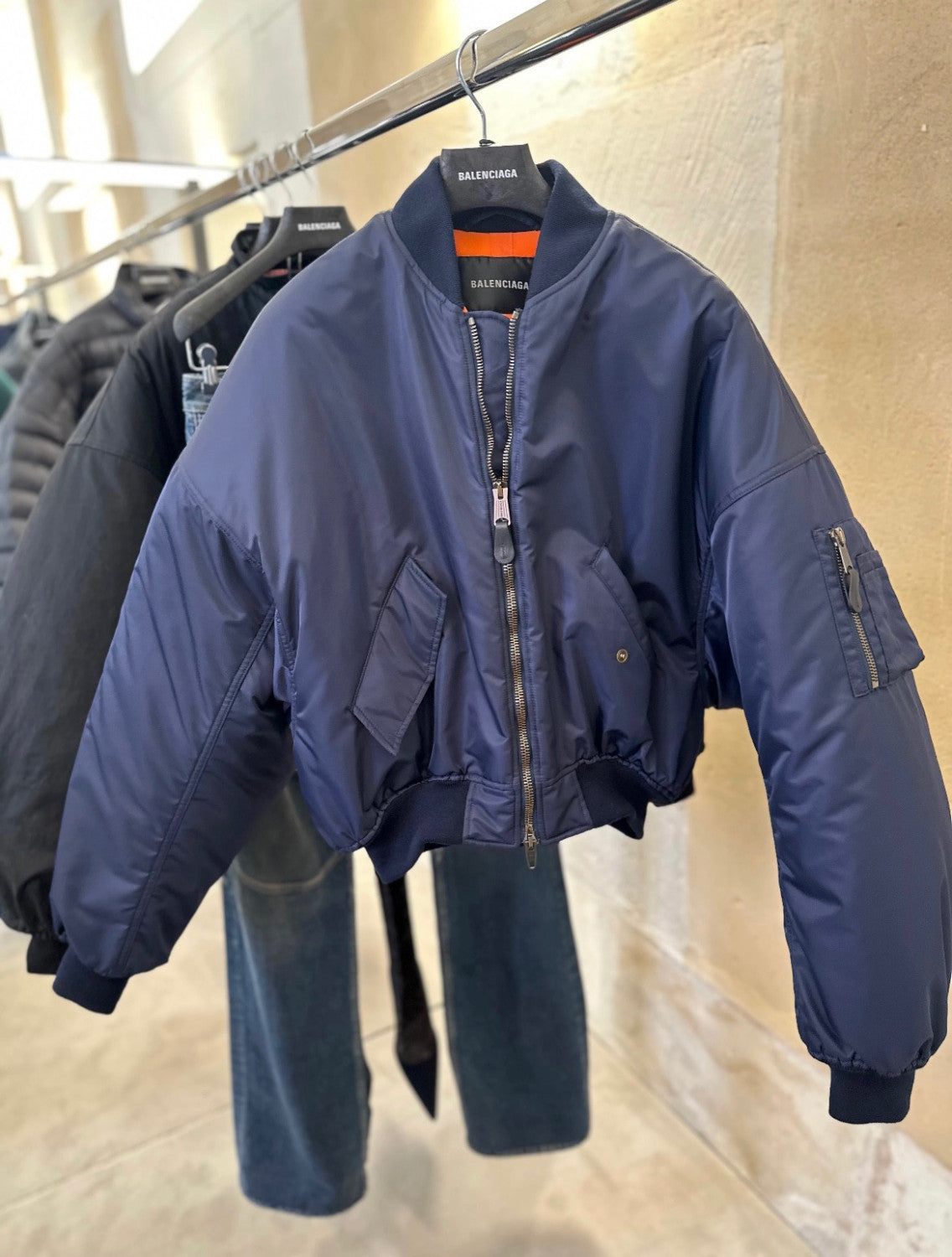 Balenciaga Cotton Bomber Jacket #333780