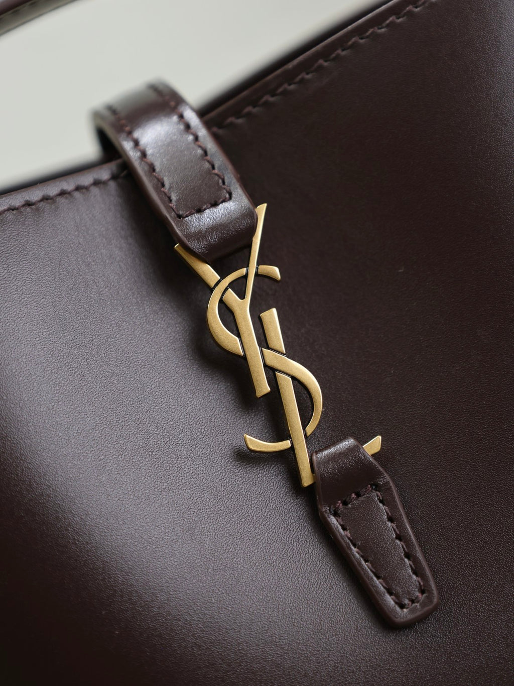 Saint Laurent Women's LE 37 Logo Hook Buckle mini Small Glossy Solid Color Bucket Bag Suede Leather Handbags Casual Bags 7490362R20W9207 #81334