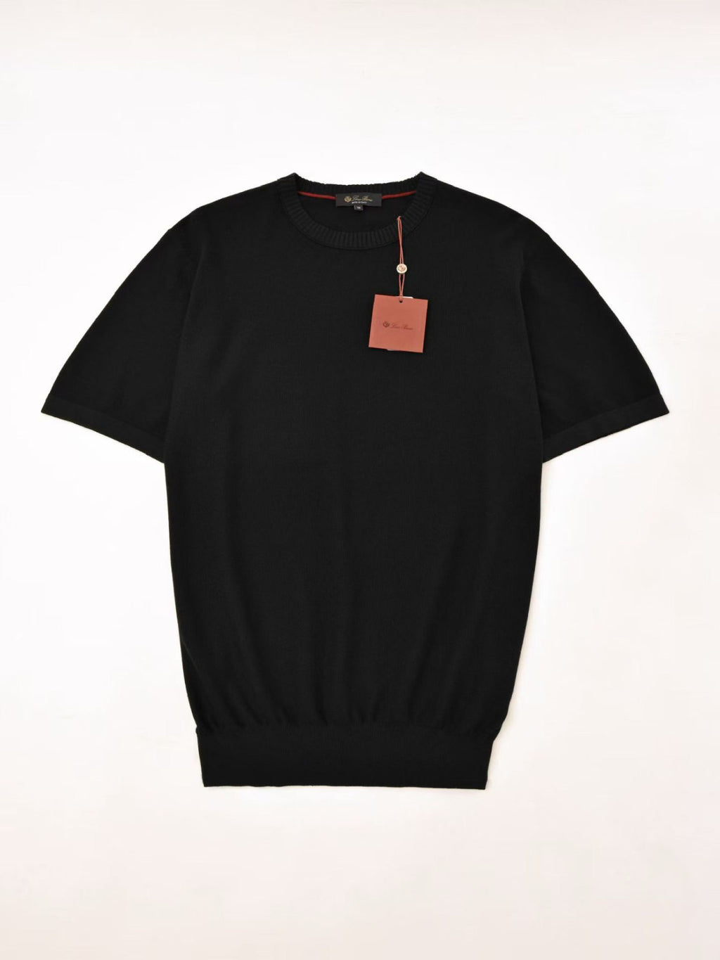 Loro Piana Solid Color Round Neck Pullover Short Sleeve T-shirt #377035