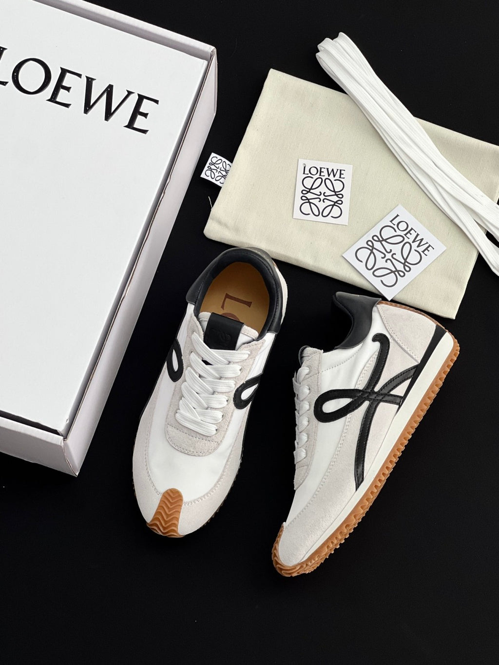 LOEWE Flow Runner 2.0 in Nylon and Suede #385055