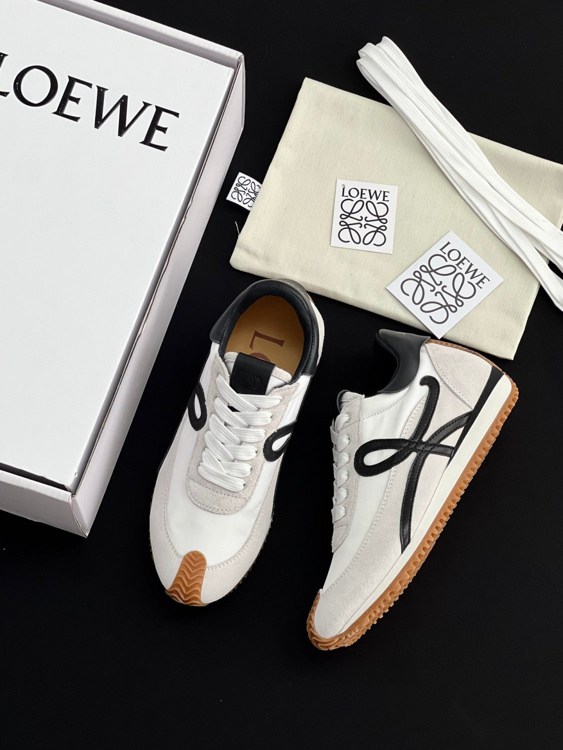 LOEWE Flow Runner 2.0 in Nylon and Suede #385055