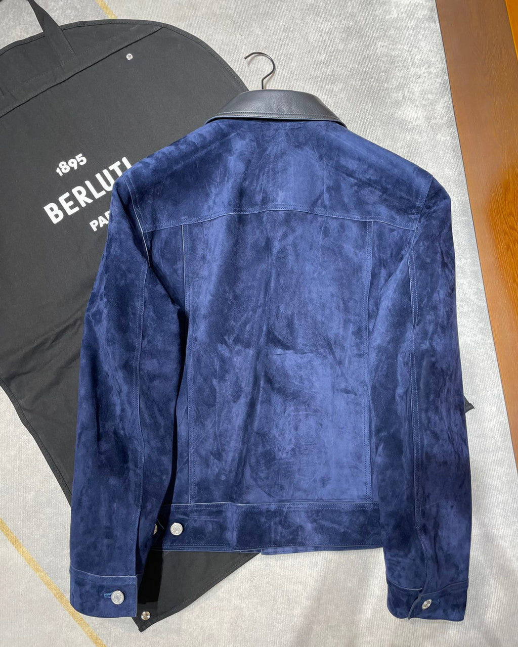 Berluti Suede Leather Jacket Ngvp #6519