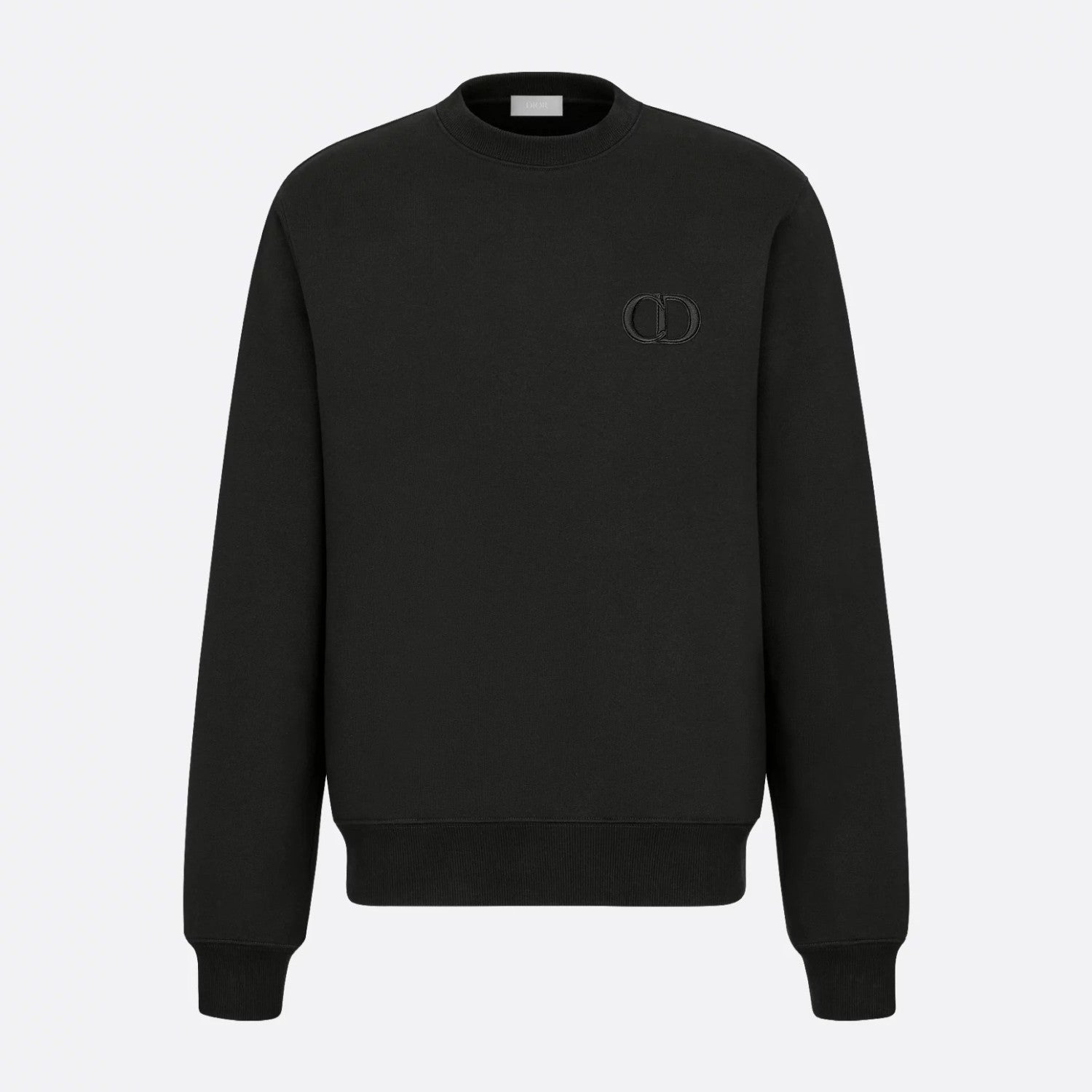 Dior Men's Spring and Autumn Solid Color Embroidery Letter Logo Round Neck Cotton Long Sleeve Sweatshirt Pullover #72911