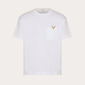 Valentino Men's Spring Summer Cotton Short Sleeve Fashion Casual Pocket Solid Color Simple T-Shirt Ngvp#8768