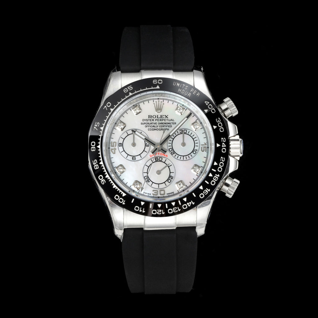 Rolex Men's Classic Solid Color Strap Round Dial Classic Fashion Automatic Mechanical Watch #78121