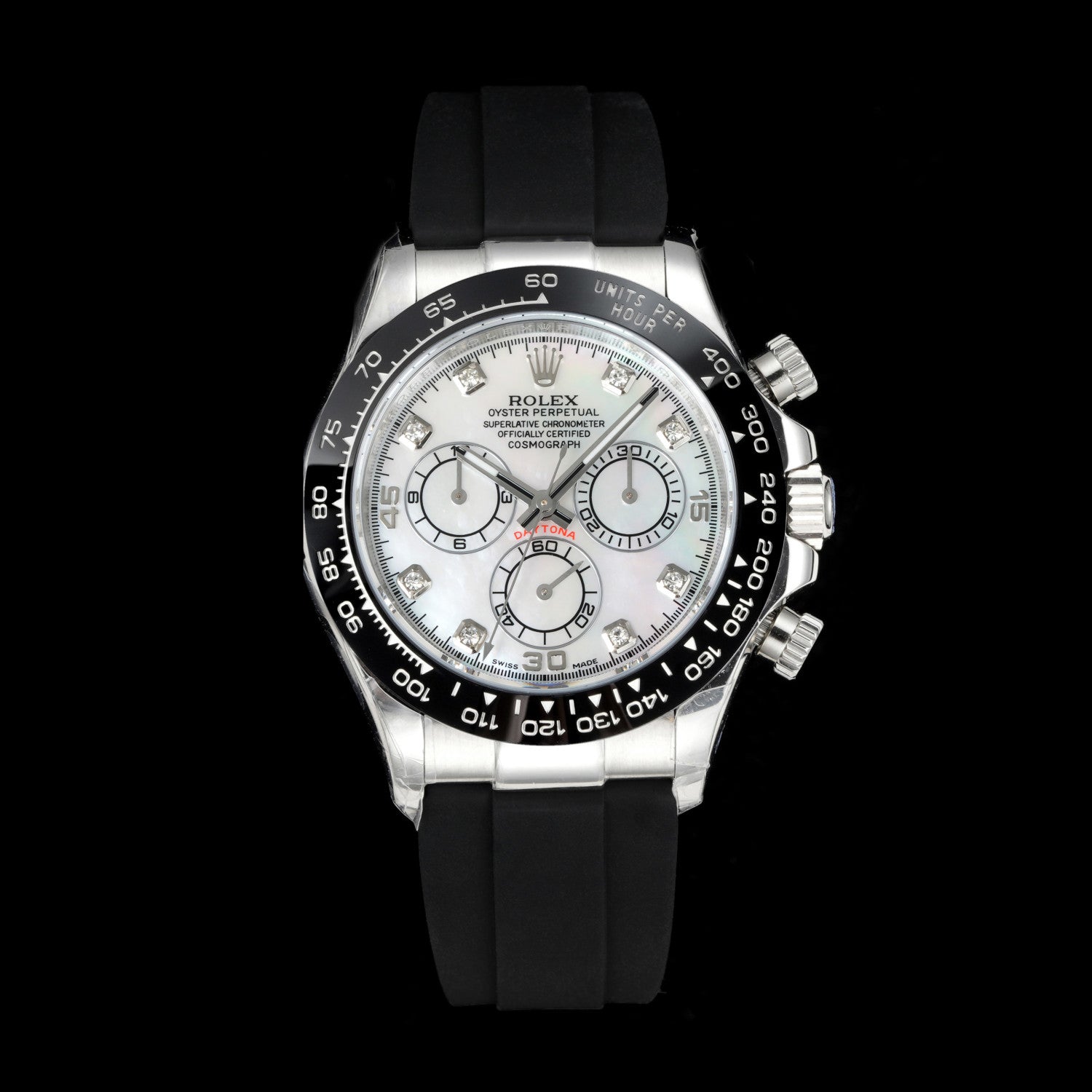 Rolex Men's Classic Solid Color Strap Round Dial Classic Fashion Automatic Mechanical Watch #78121