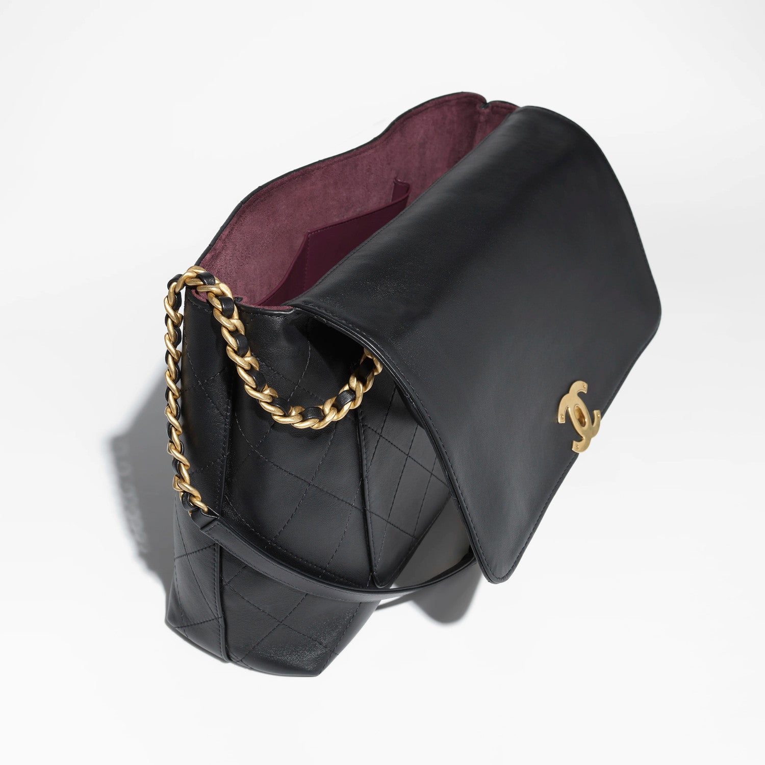 Chanel Spring And Summer Maxi Mouth Cover Bag With Handle Women's Temperament Fashion Luxury Gold Buckle Flap Bag Chain Clutch Bags  AS5543-B20111-94305 #76836
