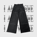 Opium Style Black Denim Workwear Lumberjack Pants Baggy Fit Playboicarti Concert Same Men's Spring And Summer Long Pants Ngvp #2239