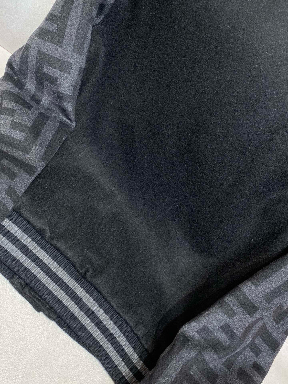 Fendi Men's Autumn and Winter Letter Printed Single Breasted Long Sleeve Baseball Jacket #75447