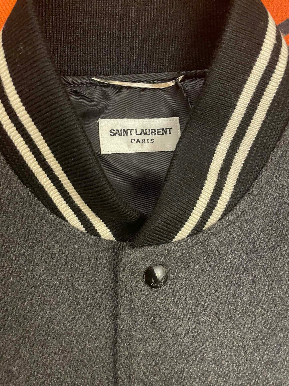 Saint Laurent Teddy Jacket In Wool Ngvp #691