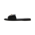 Chanel Women's Summer Sheepskin Low Heel Flat Slippers Pure Color Open Toe One Word Slippers Casual Loafers Leather Shoes #81351
