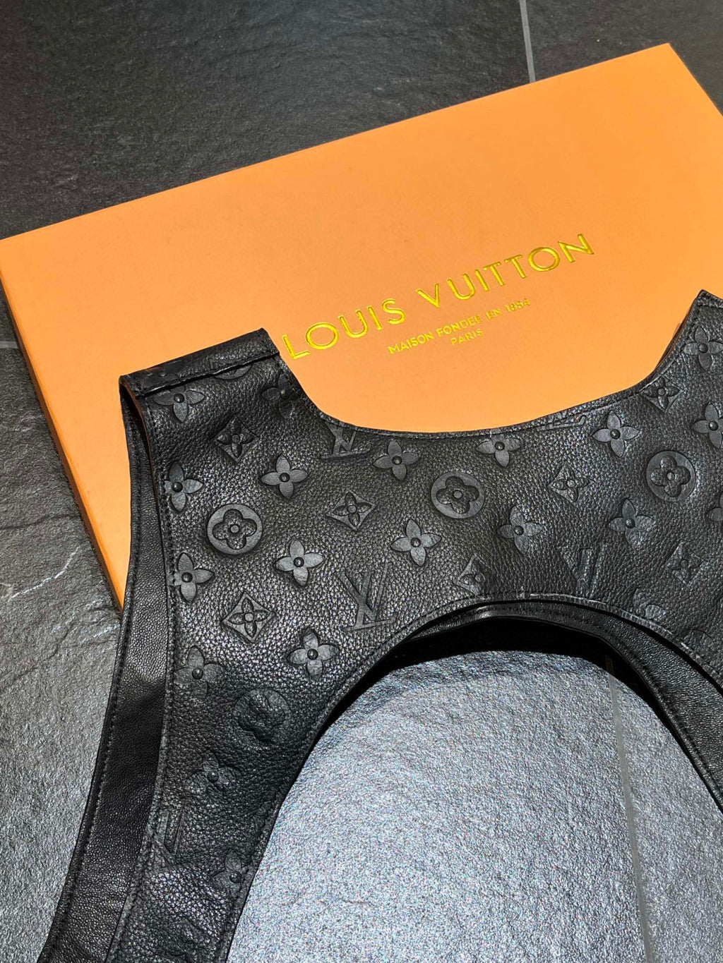 Louis Vuitton Leather Printed Vest With Accessories #22172