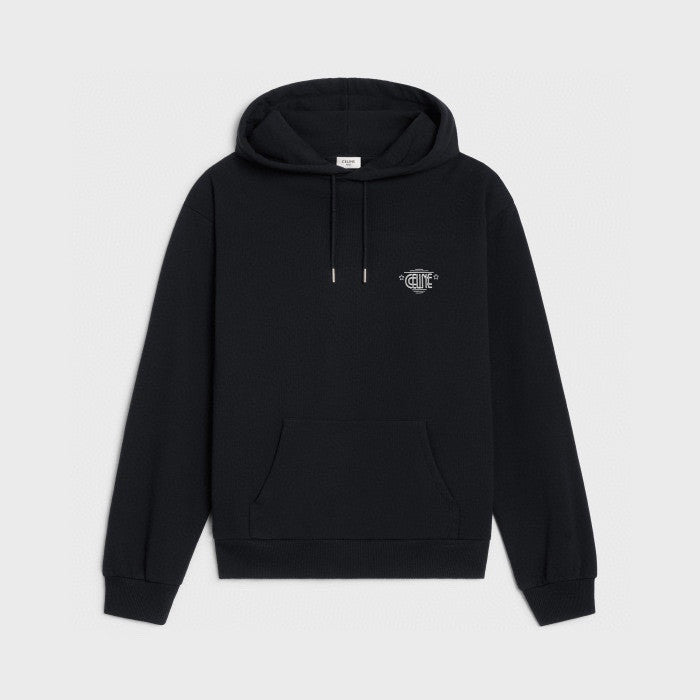 Celine  WILTERN Black Printed Hooded Sweater #21896