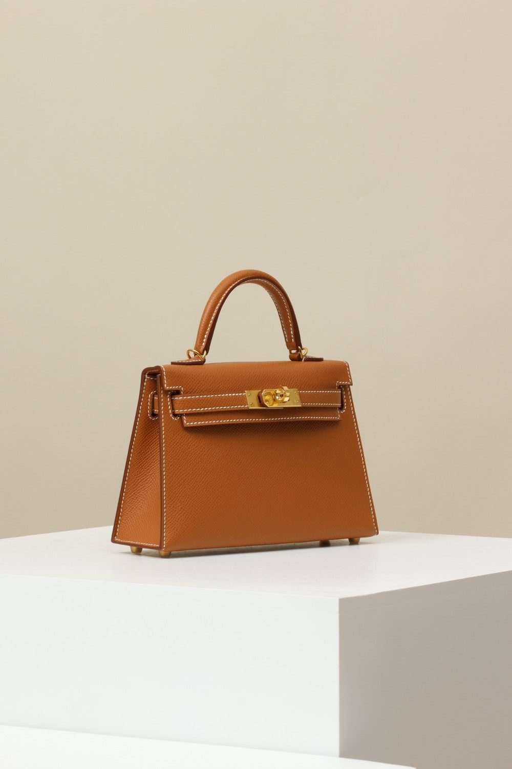 Hermes Women's Fashion Classic Mini Kelly Gold Buckle Cowhide Shoulder Bag Handbag Tote Bag Crossbody Bag Bags H071302CC37 Handcrafted Leather Bag From The Original Factory's Premium Custom Collection #78359