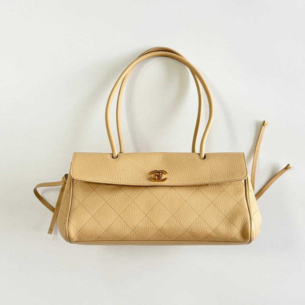 Chanel Baguette Bag Underarm Bag Conceria Gaiera Giovanni Genuine Leather Small Shopping Bag Grained Calfskin Gold-tone Metal Black Long Tote Bag With Straps Classic Diamond-quilted Shopping Bag Lady #196139