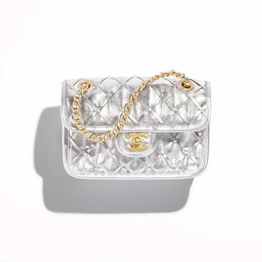 Chanel Metallic Braid Mini Shoulder Bag #317579