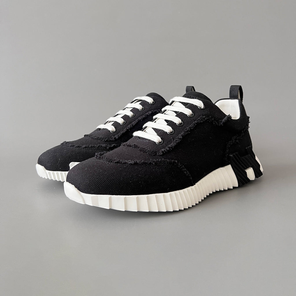 Hermes Bouncing Men's And Women's Spring/Summer Fashion Casual Round Toe Lace Up Low Top Canvas Casual Shoes #78411