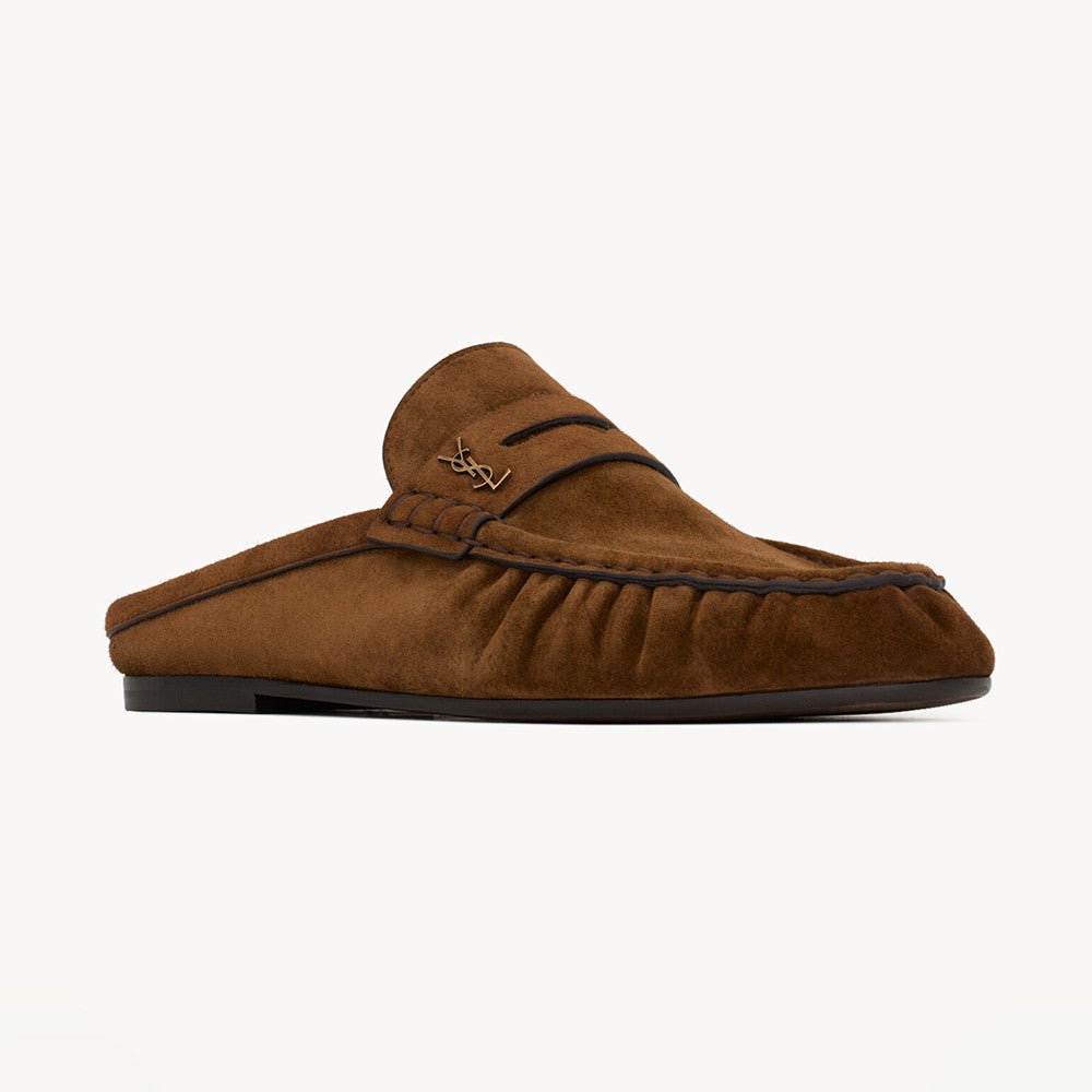 Saint Laurent LE LOAFER Mules in Suede #380512