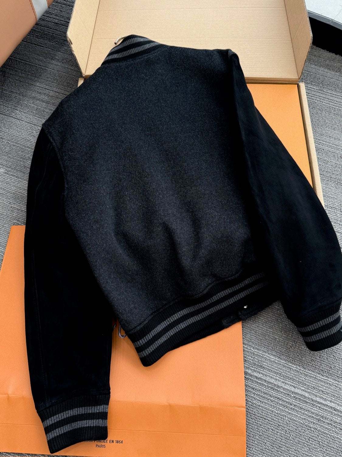 Louis Vuitton Men's Spring/autumn Fashion Casual Solid Color Single Breasted Suede Sheepskin Leather Jacket Sweatshirt Jacket #78395