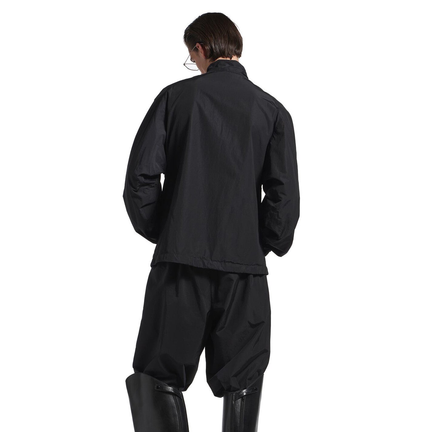 Balenciaga BALENCIAGA | PUMA TRACKSUIT Men's Spring/Fall Fashion Casual Stand Collar Zipper Twill Weave Jacket & Solid Color Relaxed Fit Casual Pants Set #78652