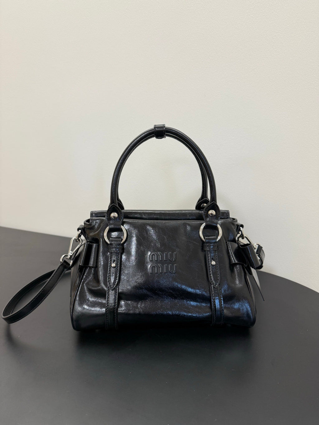 Miumiu Bow Motorcycle Bag #337185