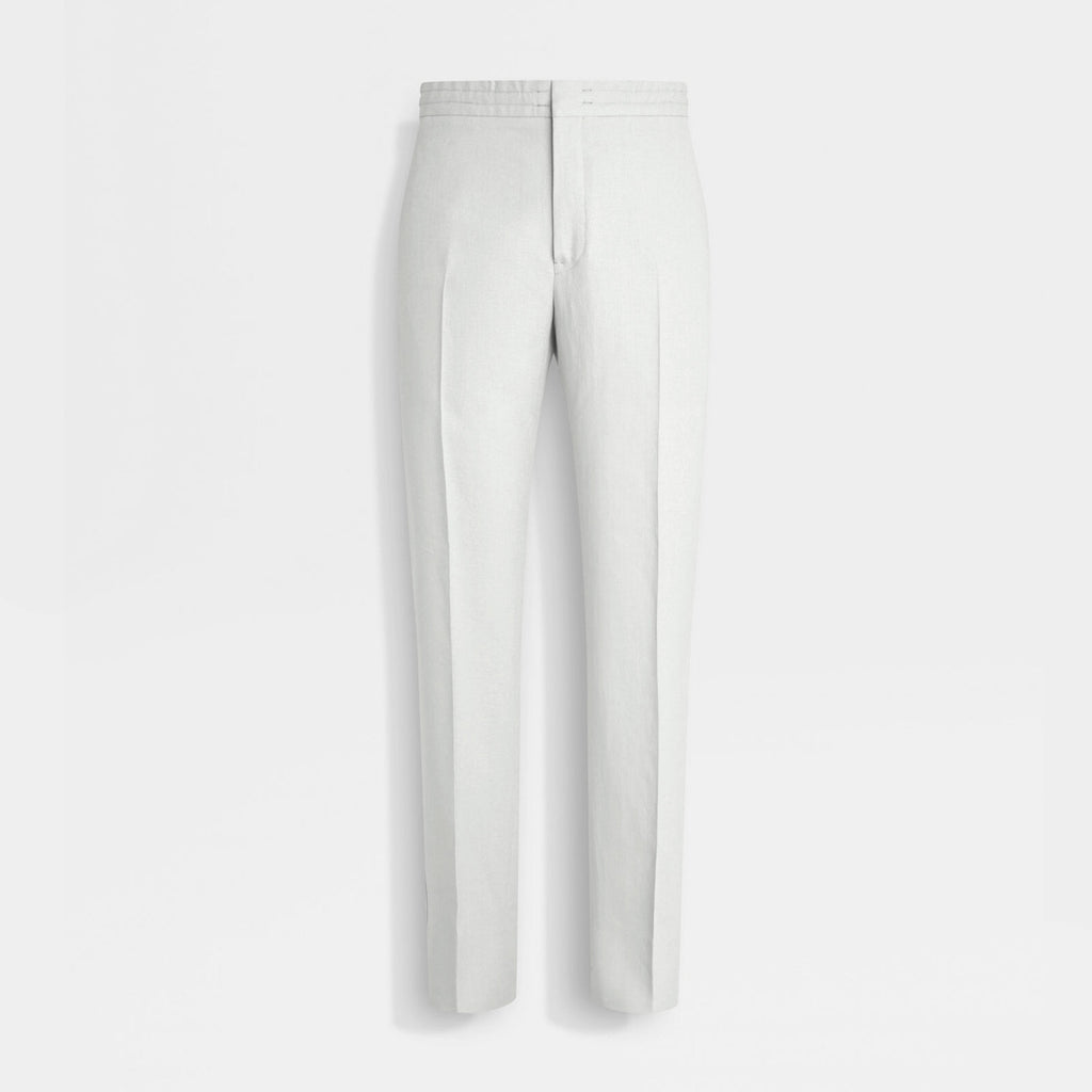 Ermenegildo Zegna Oasi Lino Oasis Linen Trousers Men's Spring And Summer Fashion Casual Comfortable Straight Trousers  Pants Ngvp #1575