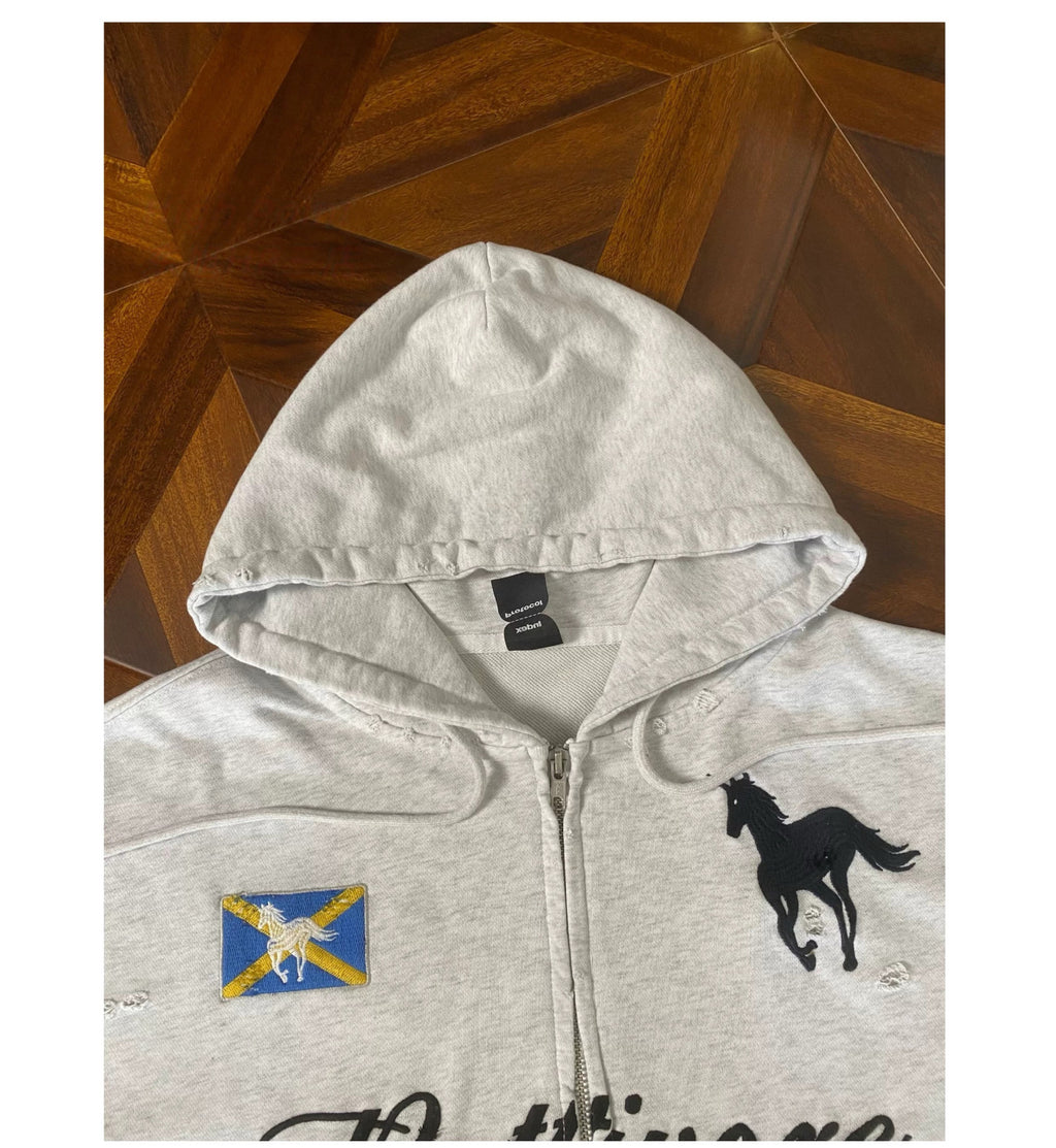 Protocol Index Buttivore Zip Hoodie White #334224