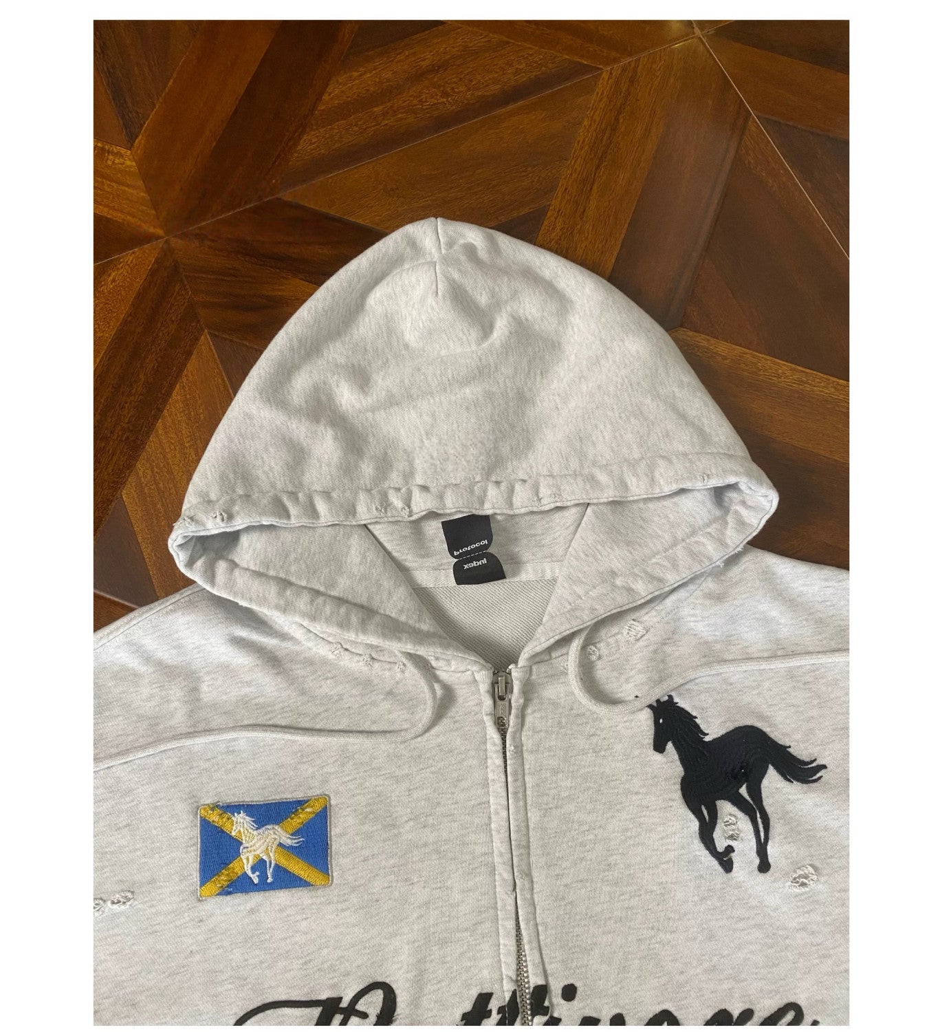 Protocol Index Buttivore Zip Hoodie White #334224