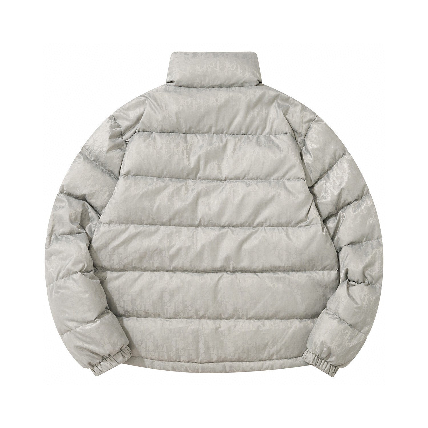 Dior Zipped Long Sleeve Dark Print Puffer Down Jacket #96591