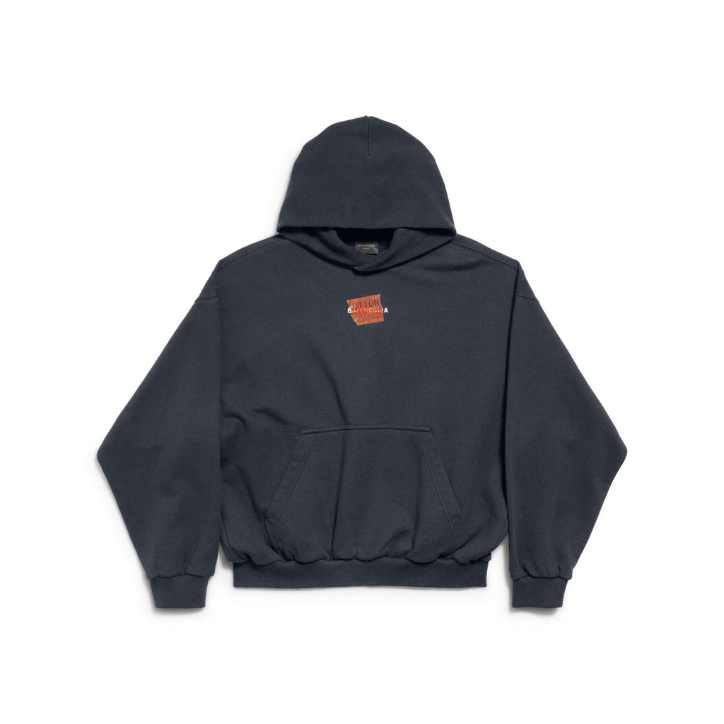 Balenciaga ﻿TAPED BALENCIAGA BACK HOODIE Men's And Women's Spring/Fall Fashion Casual Letter Embroidered Tape Hoodie Long Sleeve Sweatshirt #78578