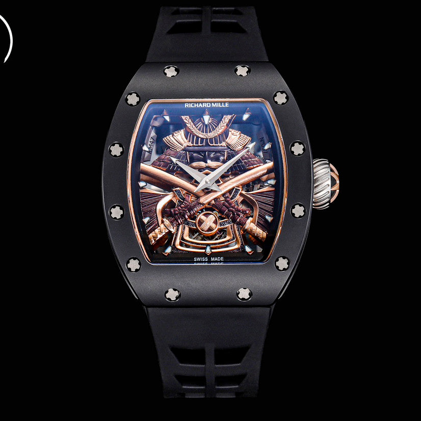 Richard Mille Men's Fabric Strap Anti-Glare Sapphire Glass Manual Mechanical Movement Watch #98592