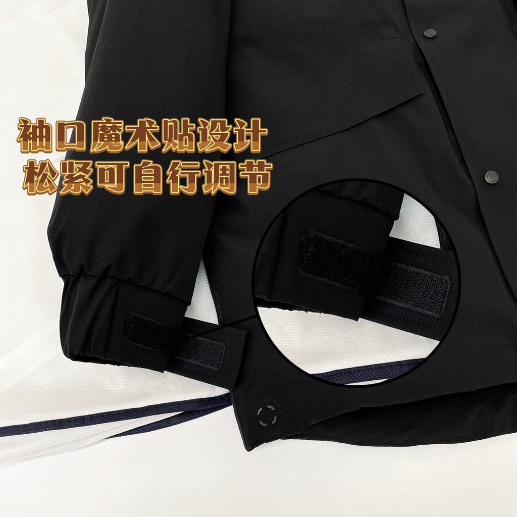 Moncler Black Hooded Down Jacket #22155