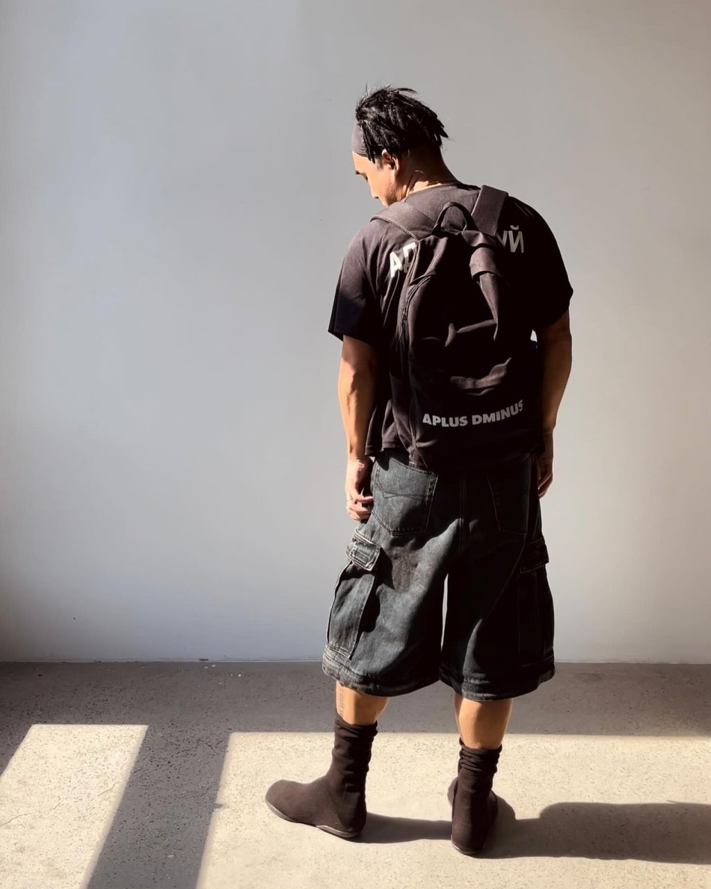 Yeezy X Gosha Men's Spring Summer Kanye Russian Black High Street Trend Round Neck Short Sleeve Top Mesh Quick Dry T-shirt Ngvp #1872
