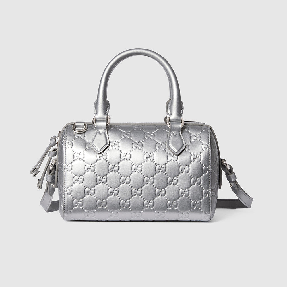 Gucci GG Emblem Small Boston Bag #337066